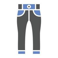 estilo de icono de pantalones vector