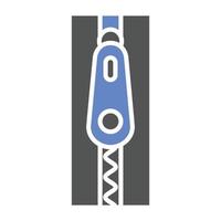 Zipper Icon Style vector