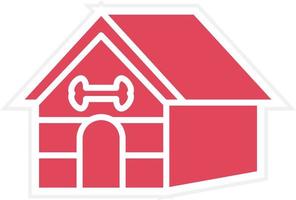 Pet House Icon Style vector