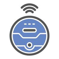 Robot Vaccum Icon Style vector