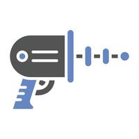 Space Gun Icon Style vector
