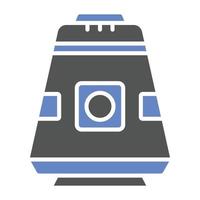 Space Capsule Icon Style vector