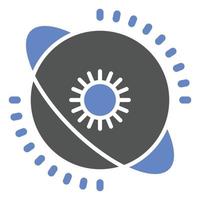 estilo de icono de supernova vector