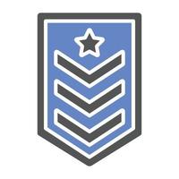 Army Chevron Icon Style vector