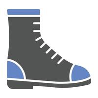 Army Boots Icon Style vector