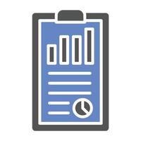 Marketing Report Icon Style vector