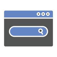 Website Search Icon Style vector