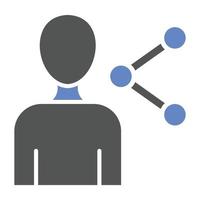 Sharing Content Icon Style vector