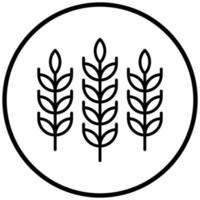 Wheat Icon Style vector