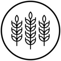 Wheat Icon Style vector