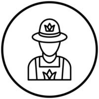 Farmer Icon Style vector