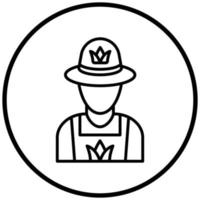 Farmer Icon Style vector