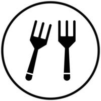 Fork Icon Style vector