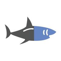 Shark Icon Style vector