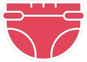 Diaper Icon Style vector