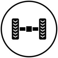 Wheel Alignment Icon Style vector