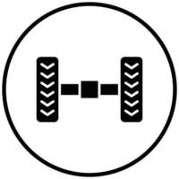 Wheel Alignment Icon Style vector