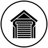 Garage Icon Style vector