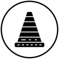 Road Cone Icon Style vector