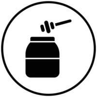 Honey Jar Icon Style vector