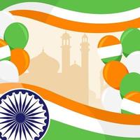 India Independence Day Background vector