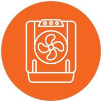 Air Cooler Icon Style vector