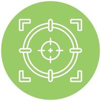 Shoot Target Icon Style vector
