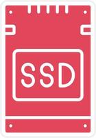 SSD Card Icon Style vector