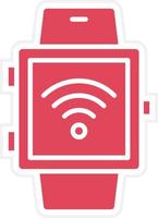 Smartwatch Icon Style vector