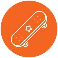 Skateboard Icon Style vector