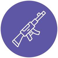 Machine Gun Icon Style vector