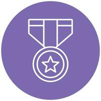 Army Medal Icon Style vector