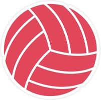 Volleyball Icon Style vector