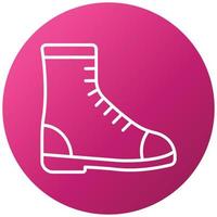 Army Boots Icon Style vector