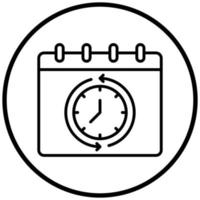 Routine Icon Style vector