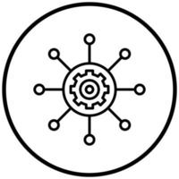 Integration Icon Style vector