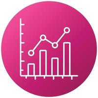 Graph Icon Style vector