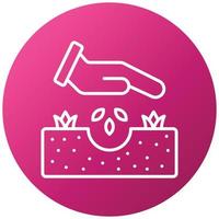 Seeding Icon Style vector