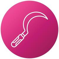 Sickle Icon Style vector