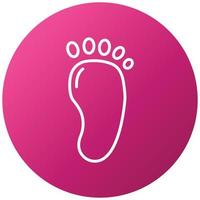 Footprint Icon Style vector