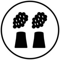 Air Pollution Icon Style vector