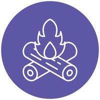 Firewood Icon Style vector
