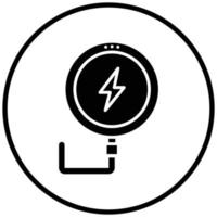 Wireless Charger Icon Style vector