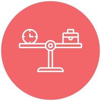 Balance Work Icon Style vector