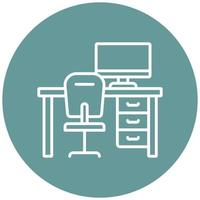 Workplace Icon Style vector
