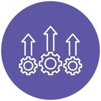 Improvement Icon Style vector