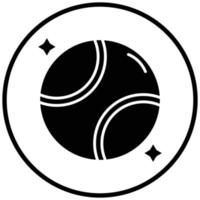 Tennis Ball Icon Style vector