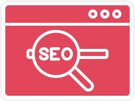 Website Seo Icon Style vector