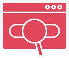 Search Engine Icon Style vector