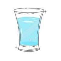 Bar glassware vector